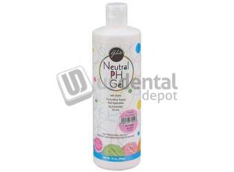 KEYSTONE Gelato Neutral pH Fluoride Gel - Strawberry, 16 oz. Bottle. 60-second - #24-01677