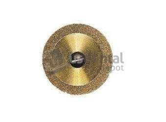 KEYSTONE Super Flex Coarse Diamond Disc, (.014) x 22mm dia. Double Sided, Double Pack - #1290826