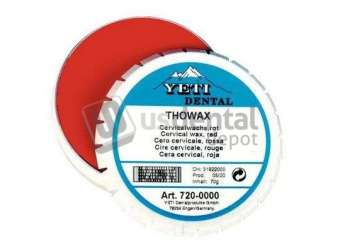 KEYSTONE Yeti Thowax Cervical Wax RED, 70 gm. Smooth flowing #1860034 #Art 720-0000