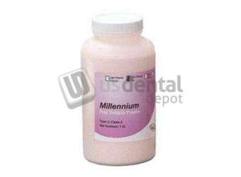 KEYSTONE Millennium Acrylic - Light Veined Powder 1lb. & Liquid 8 oz, Heat Cure. Impact - #6010026