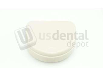 KEYSTONE  High-Gloss Ortho Box - WHITE, 120pk. 3/4in  deep. Orthodontic retainer - #9575350