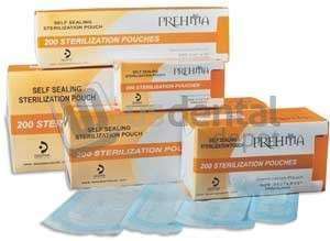 KEYSTONE Prehma 5.25in  x 10in  Self-Sealing Sterilization Pouch, Paper/BLUE Film - #10-50410