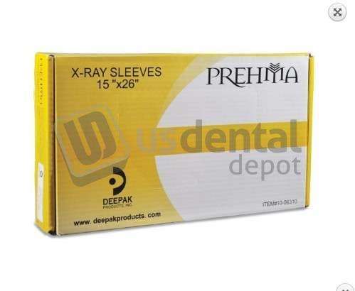 KEYSTONE  X-ray sleeves, 15in  x 26in , plastic, CLEAR, box of 250 sleeves - #10-06310