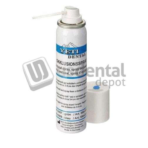 KEYSTONE Yeti Occlusal Spray - BLUE, 75 ml spray can. Used for or the recognition - #1860331