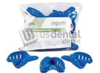 KEYSTONE Prehma #7 Upper Right/Lower Left Perforated Impression Tray, 12/Pk. Plastic - #15-00710