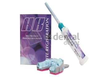 KEYSTONE HB Bite Registration, Fast Set, 2 x 50 ml Cartridges. VPS Dental Impression - #6081104