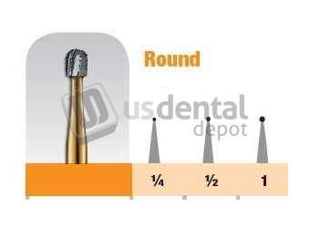 KEYSTONE Prehma Round Carbide Burs . 1 HP (Handpiece). Ideal for initial entry, excavating - #05-50248