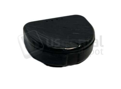 KEYSTONE  High-Gloss Ortho Box - Marble BLACK/WHITE, 120/Bx. 3/4in  deep - #9575120