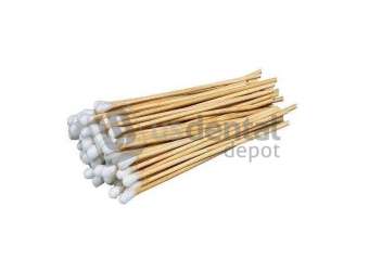 KEYSTONE  3in  Cotton Tipped Applicators, Non-sterile, 1000/Box. Wood dowels - #20-00210
