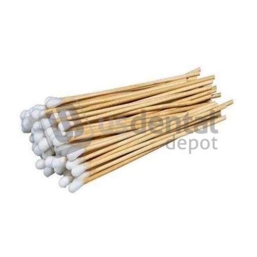 KEYSTONE  3in  Cotton Tipped Applicators, Non-sterile, 1000/Box. Wood dowels - #20-00210