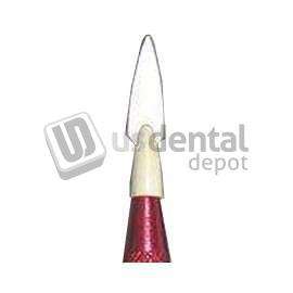 KEYSTONE  Ceramic Sculpturing Blade - #2 Incisal (red), 1pk . Made - #5260092