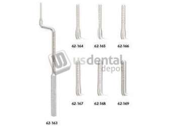 MILTEX - Miltex 3.1 mm Curved Osteotome without Stops, Convex. Used to raise the floor - #62-166