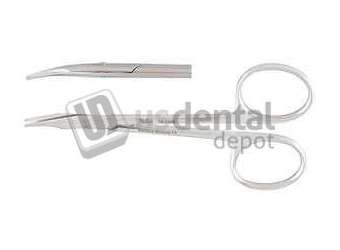 MILTEX - Miltex 4-1/8in  Stevens Tenotomy Scissors with Curved, Short Blades and Blunt - #18-1466