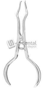 MILTEX - Miltex Brewer Type stainless steel Rubber Dam Clamp Forceps - #76-20