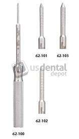 MILTEX - Miltex 3.8mm Osteotome Sharp. Designed for progressive circumferential - #62-103