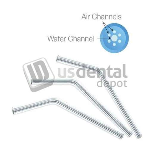 PAC-DENT - KleanTip Disposable Air-Water Syringe Tips - CLEAR, 250pk . Standard 76mm - # ST-250