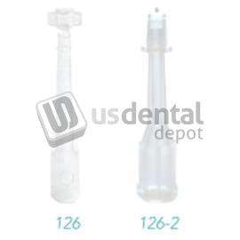 PAC-DENT - I/O tips with snap-off cap, Package of 100 tips - # 126