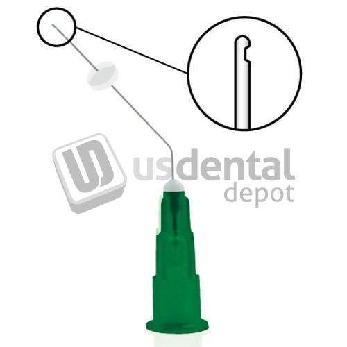 PAC-DENT - OptiProbe Single Sideport Irrigator Needle Tips, 31ga, 27 mm, Teal, 50pk  - # 220-50