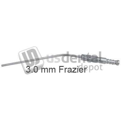 OSUNG  3.0mm Frazier surgical suction tip, made with medical grade stainless - #SNF30