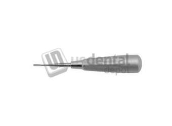 OSUNG  Dental Elevator, E 301A, 2.7mm tip width, curved backwards, for deeply - #ELE301A