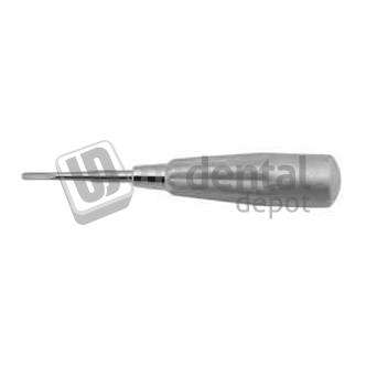 OSUNG  Dental Elevator, E 52, 3.5mm tip, curved backward. For 3rd Molars. Our - #ELE52