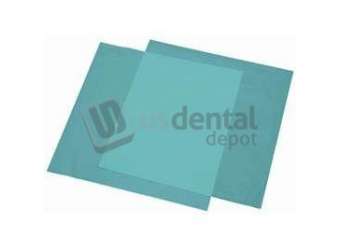 OSUNG  6in  x 6in  Thinga, Mint Scent, BLUE Natural Latex Rubber Dam, Box of 36 - #DA614GM