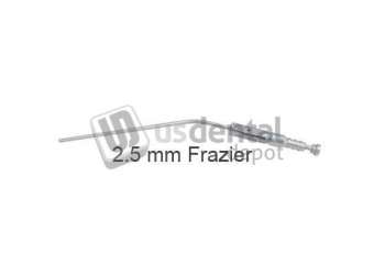 OSUNG  2.5 mm Frazier surgical suction tip, made with medical grade stainless - #SNF25