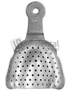 OSUNG  Edentulous Impression Tray, Stainless Steel, Perforated, Large UPPER - #D-TSE-03