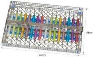 OSUNG  Dental Instrument Cassette, EFESS-16. No lid, Open Style. Made - #EFESS-16