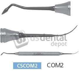 OSUNG  COM2 Composite instrument, titanium-coated with stainless steel handle - #CSCOM2