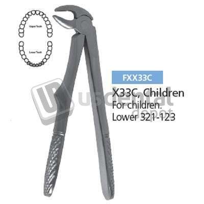 OSUNG  X22 Extraction Forcep Lower 876-678 for adults. Smaller pattern - #FXX33C