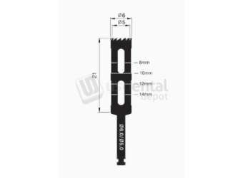 OSUNG  Trephine Bur, M6. For harvesting bone in autogenous bone graft placement - #TPHB-M6