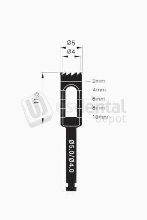 OSUNG  Trephine Bur, B5. For harvesting bonein autogenous bone graft placement - #TPHB-B5