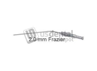 OSUNG  2.0 mm Frazier surgical suction tip, made with medical grade stainless - #SNF20