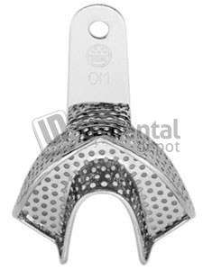 OSUNG  Orthodontia Nickel-plated Brass Impression Tray, LARGE LOWER - #D-TBO-02