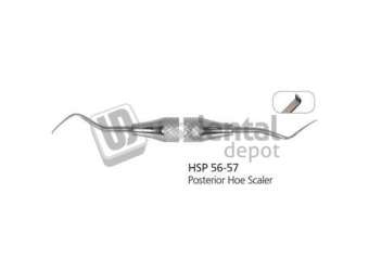 OSUNG  HSP 56-57 Hoe Dental Scaler with a stainless steel handle. For the mesial - #HSP56-57