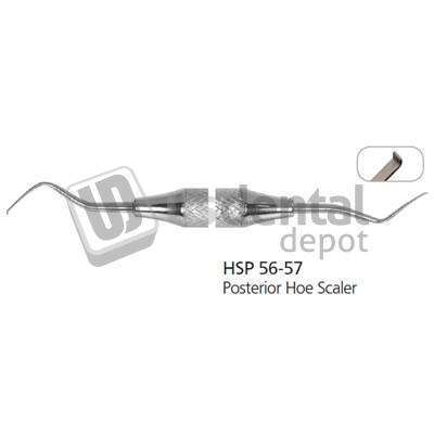 OSUNG  HSP 56-57 Hoe Dental Scaler with a stainless steel handle. For the mesial - #HSP56-57