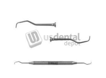 OSUNG  GR 1-2 Rigid Gracey curette a stainless steel handle, For Anterior - #CRGR1-2