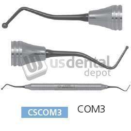 OSUNG  COM3 Composite instrument, titanium-coated with stainless steel handle - #CSCOM3