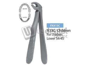 OSUNG  X13C Extraction Forcep Lower 54-45 for children. Specially designed - #FXX13C