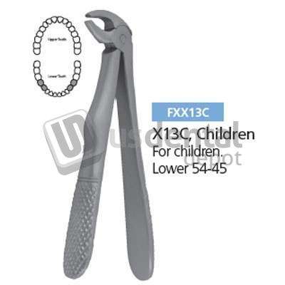 OSUNG  X13C Extraction Forcep Lower 54-45 for children. Specially designed - #FXX13C