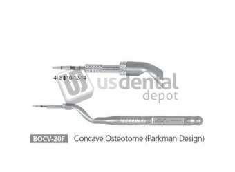 OSUNG  Concave Osteotome (Parkman Design), diameter 2.0mm. It is used to lift - #BOCV-20F