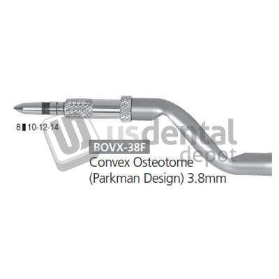 OSUNG  Convex Osteotome (Parkman Design). Dia 3.8mm.in cases where the density - #BOVX-38F