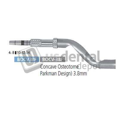 OSUNG  Concave Osteotome (Parkman Design), diameter 3.8mm. It is used to lift - #BOCV-38F