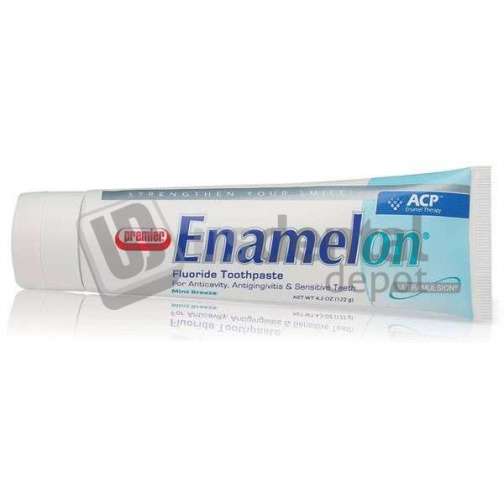 PREMIER Enamelon Fluoride Toothpaste 4.3 oz Tube, 12pk . Mint Breeze flavor enhanced - #9007280