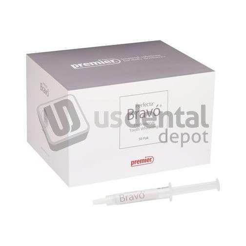 PREMIER Perfecta Bravo 50 Pak. 30-minute once-a-day Tooth Whitening system, 9% hydrogen - #4000094