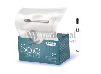 PREMIER Solo FG 330 medium  Grit  operative diamond bur, single use, sterile,25pk - #H330008M