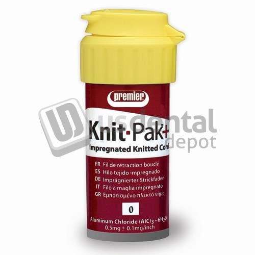 PREMIER Knit-Pak+ Size 0 Aluminum Chloride Impregnated Knitted Retraction cord - #9007563