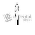 PREMIER Two Striper FG #292.3 football shaped coarse diamond contouring bur, pack of 5 - #2015145