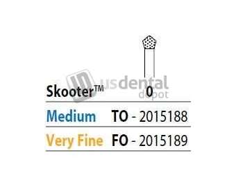 PREMIER Two Striper Skooter FG 0 (F0) Very Fine Diamond Bur Acorn shaped. Pack of 5 - #2015189